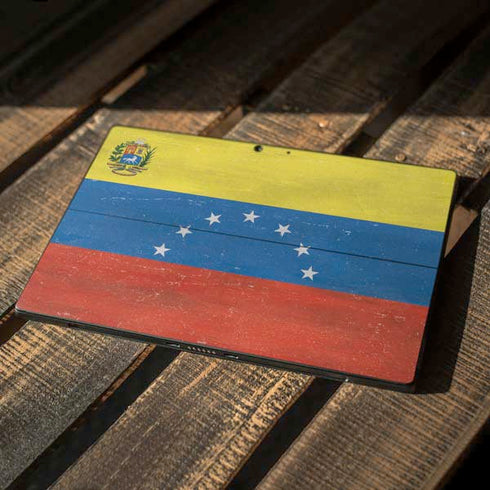 Venezuela Flag Distressed Surface Pro 7 Skin